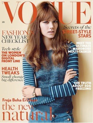 Vogue Freja Beha Erichsen- The New Natural Cover